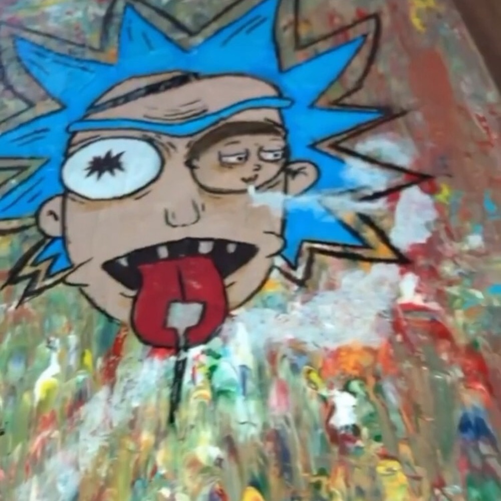 Rick & morty paintings